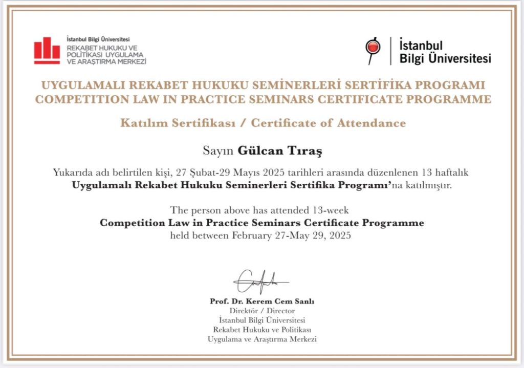 Uygulamalı Rekabet Hukuku Seminerleri